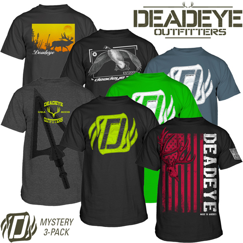 DEADEYE OUTFITTERS MYSTERY T-SHIRT 3 PACK