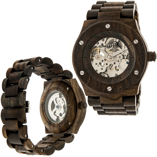 EARTH WOOD GRAND MESA MENS AUTOMATIC WOODEN WATCH