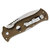 COLD STEEL GUNSIGHT FOLDING KNIFE - BELT CILP