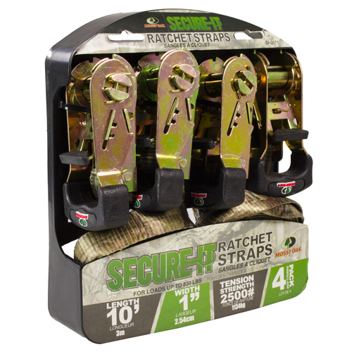 RAIDER POWERSPORTS SECURE-IT RATCHET STRAP 4-PACK