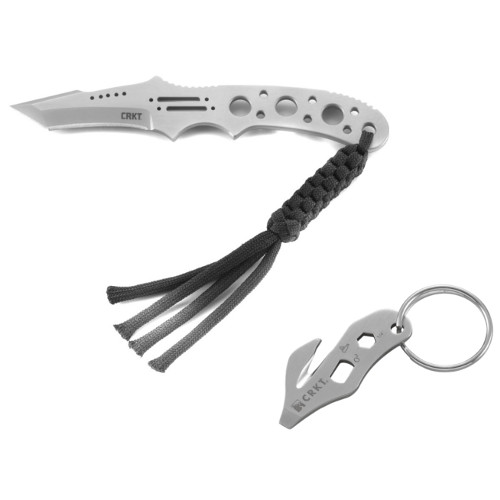 CRKT COMPACT FIXED BLADE DRUMFIRE KNIFE COMBO