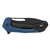 SOG BULWARK FOLDING KNIFE - CLOSED BLUE