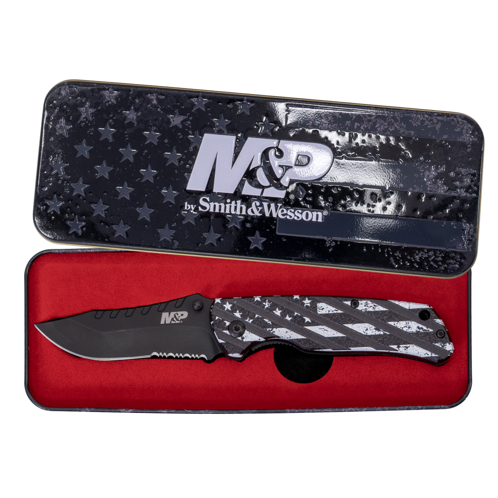 SMITH & WESSON AMERICAN PATRIOT FOLDER WITH TIN - Camofire Discount ...