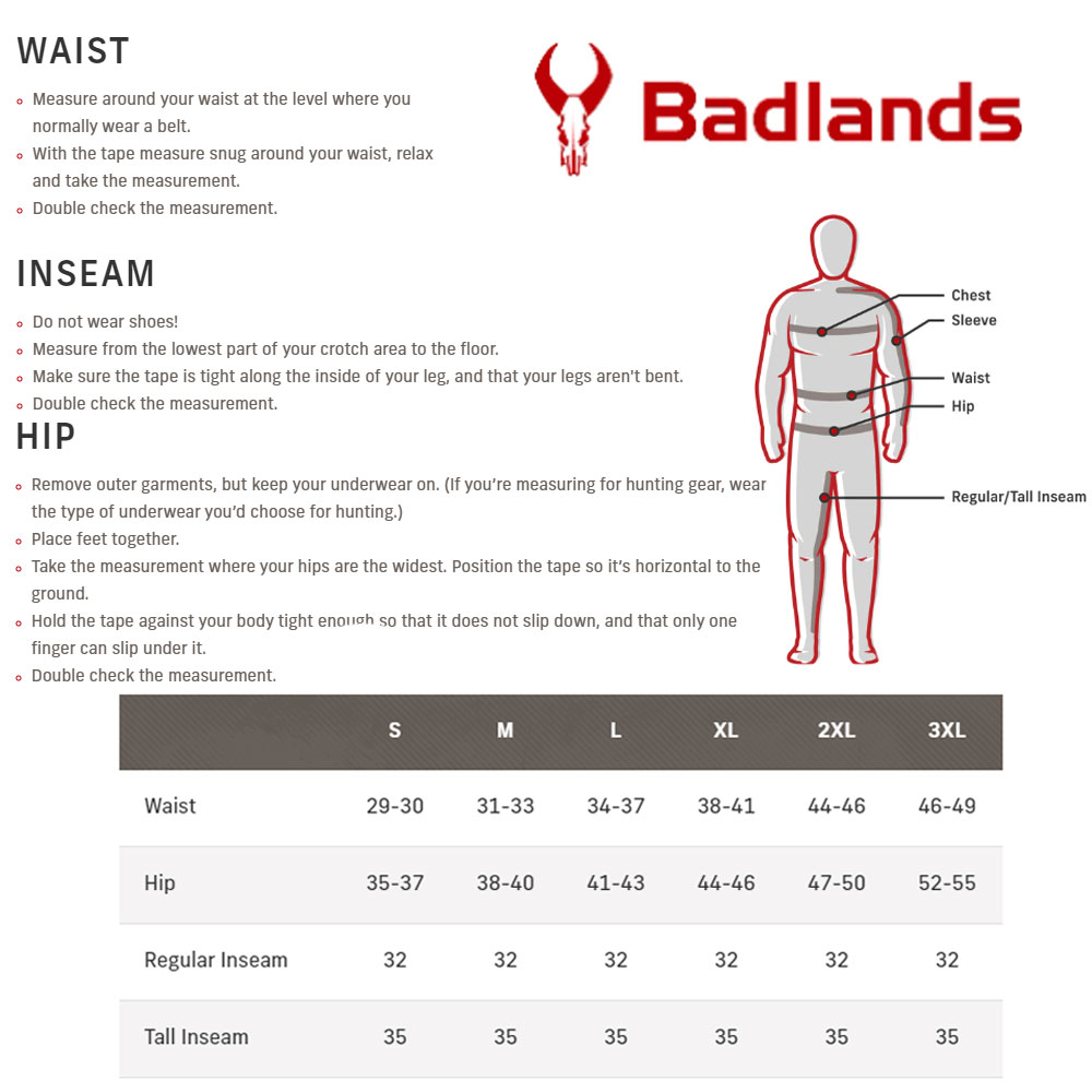 Sizing Chart