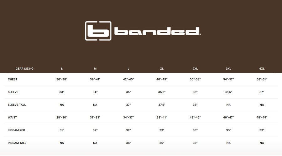 Sizing Chart