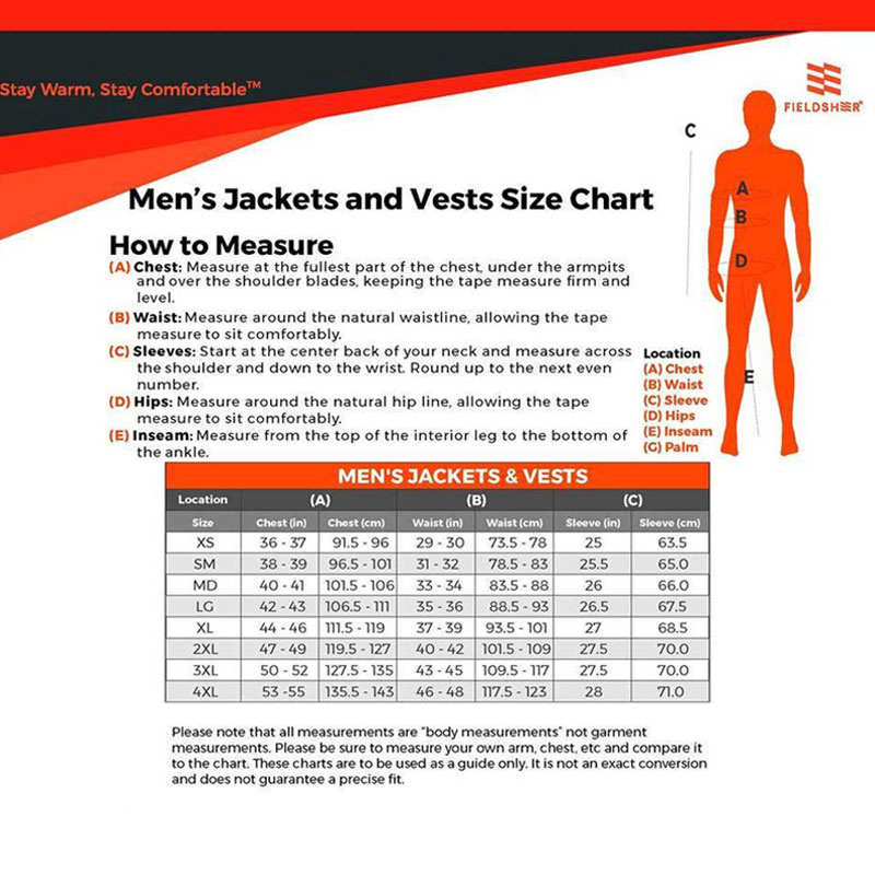Sizing Chart