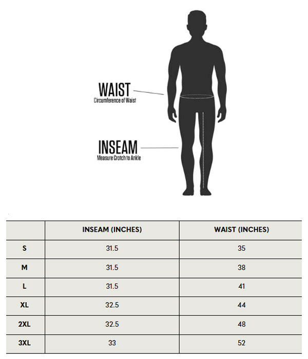Sizing Chart