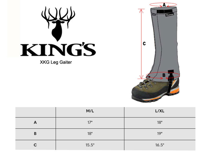 KING'S CAMO XKG LEG GAITERS Camofire Discount Hunting Gear, Camo and