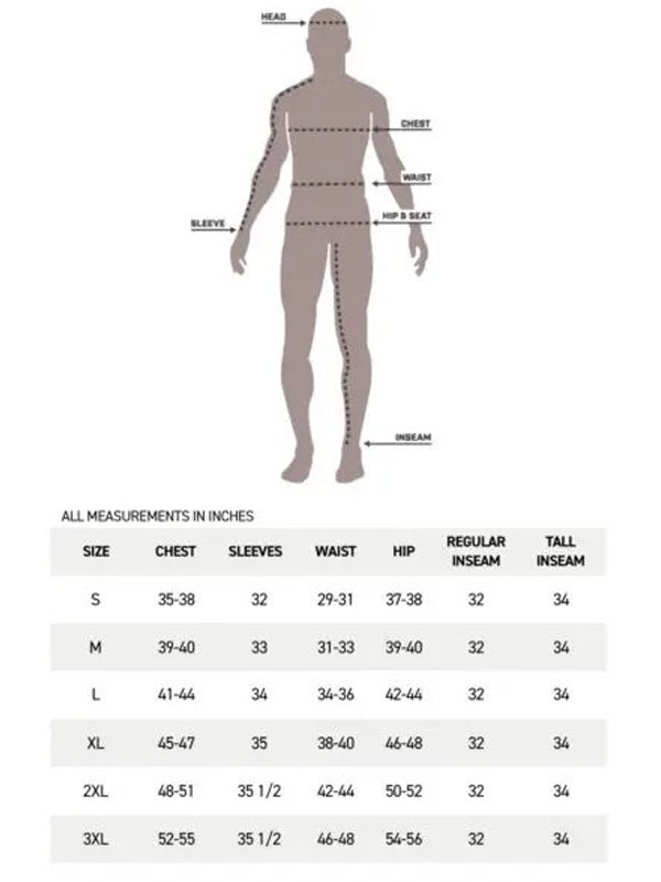Sizing Chart
