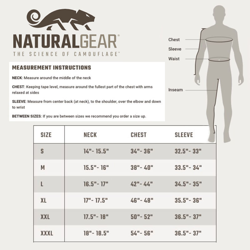 Sizing Chart