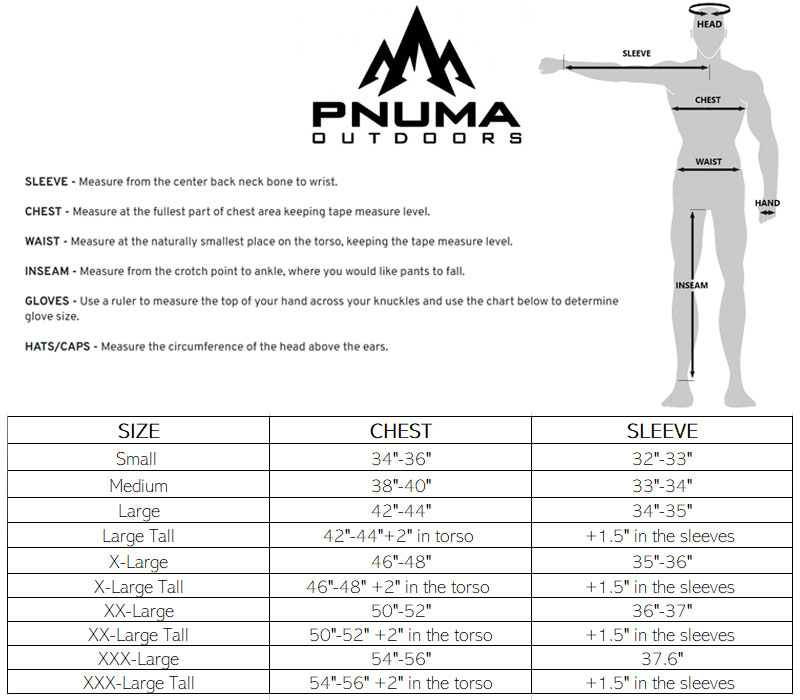 Sizing Chart
