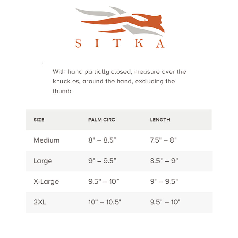 Sizing Chart