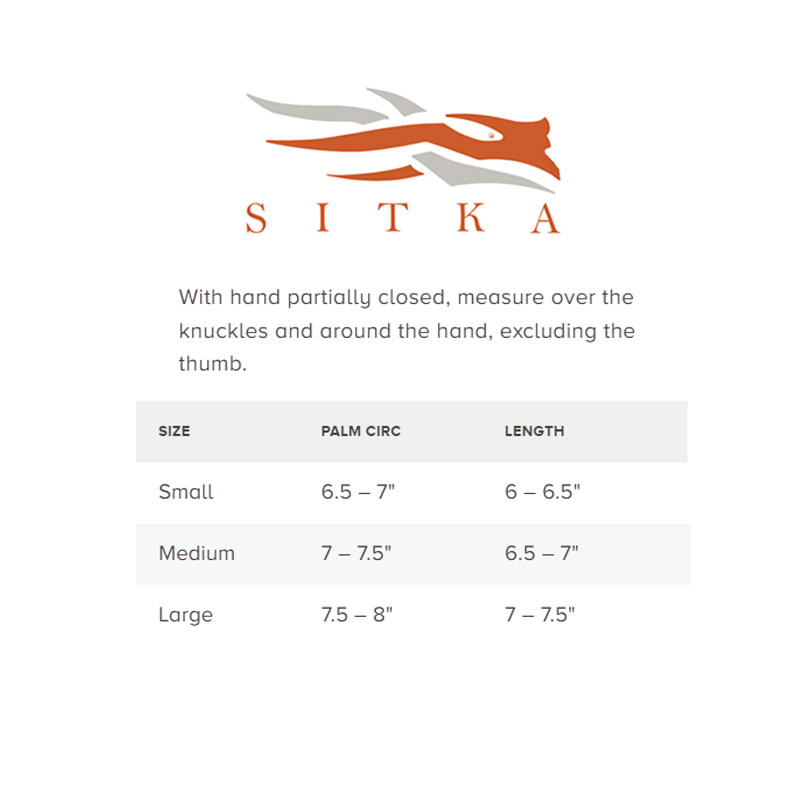 Sizing Chart