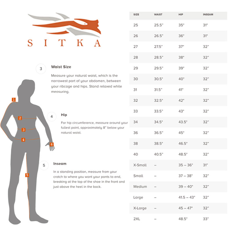 Sizing Chart